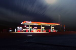 blur dusk evening gas station 399635